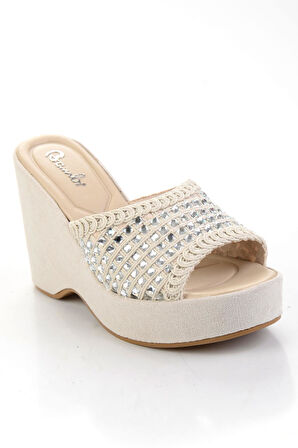 Bej  Kadın Terlik K04688002316