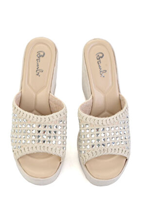 Bej  Kadın Terlik K04688002316