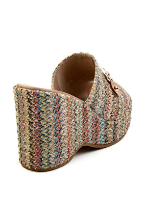 Çok Renkli  Kadın Terlik K04688002028