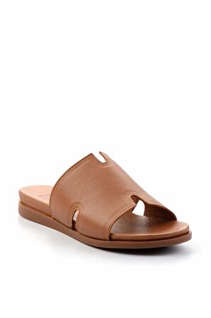 Taba Hakiki Deri Kadın Terlik K04724670003