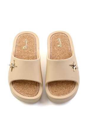 Bej  Kadın Terlik K04740300159