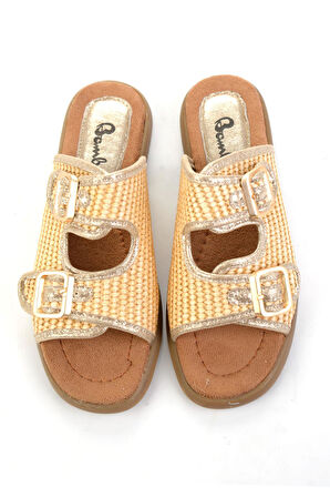 Bej  Kadın Terlik K04763070428