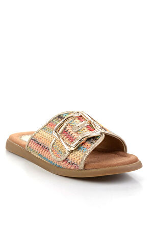 Çok Renkli  Kadın Terlik K04763070828