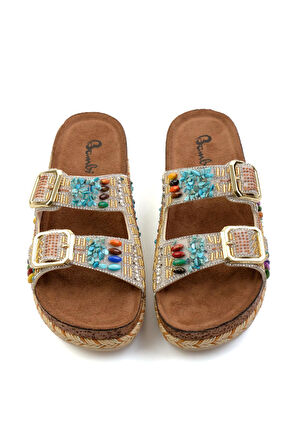 Bronz  Kadın Terlik K04784010087