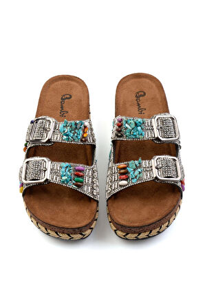 Platin  Kadın Terlik K04784010087