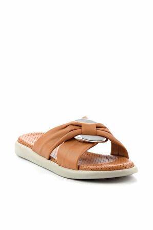 Taba Hakiki Deri Kadın Terlik K04808090403