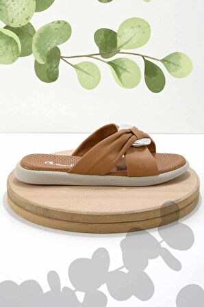 Taba Hakiki Deri Kadın Terlik K04808090403