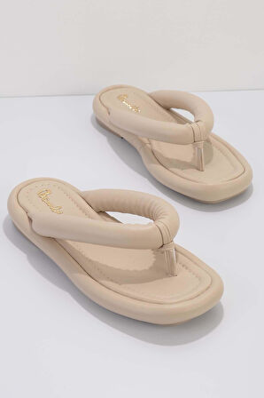 Beyaz Leather Kadın Terlik K04826053703