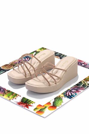 Bej   Kadın Terlik K04824218009