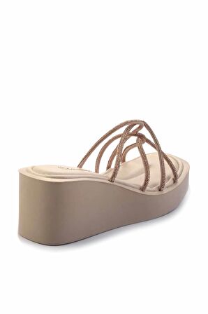 Bej   Kadın Terlik K04824218009