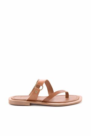 Bambi Taba Hakiki Deri Kadın Terlik K04826017603