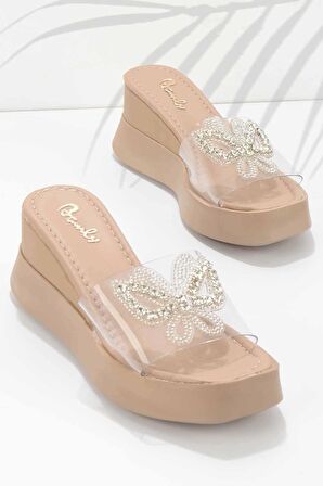 Bambi Camel  Kadın Terlik K04823300509