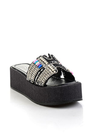 Siyah  Kadın Terlik K04823120987