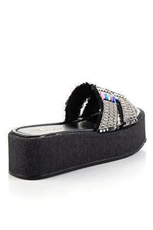 Siyah  Kadın Terlik K04823120987