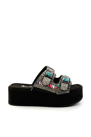 Siyah  Kadın Terlik K04823121087