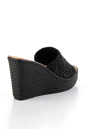 Siyah  Kadın Terlik K04823121787