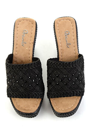 Siyah  Kadın Terlik K04823121787