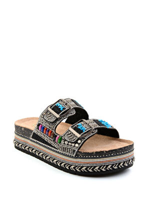 Siyah  Kadın Terlik K04824708087