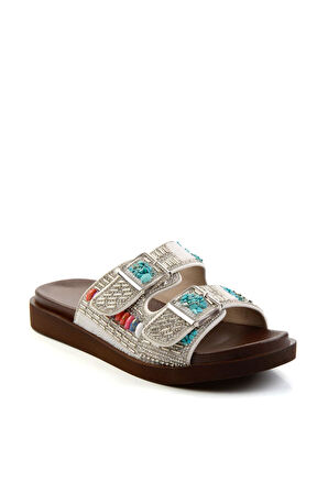 Beyaz  Kadın Terlik K04823121187