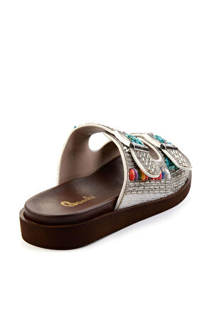 Beyaz  Kadın Terlik K04823121187