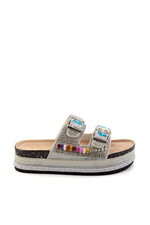 Beyaz  Kadın Terlik K04824708087