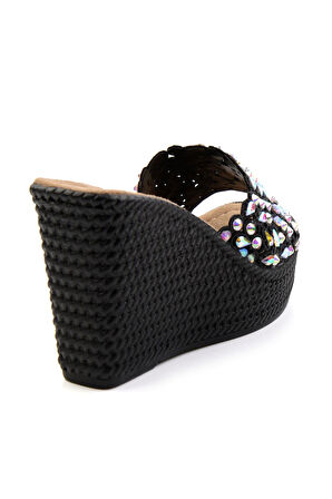 Siyah  Kadın Terlik K04823121678