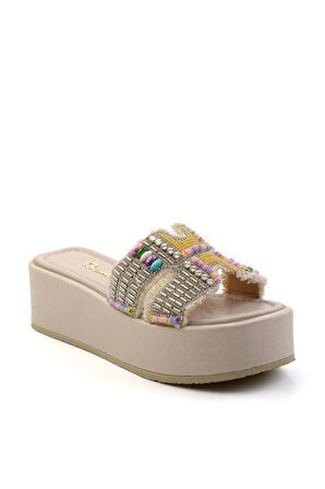 Bej  Kadın Terlik K04823120987