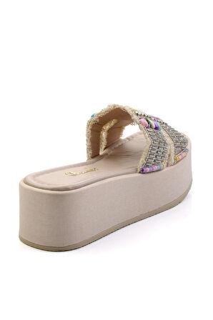 Bej  Kadın Terlik K04823120987