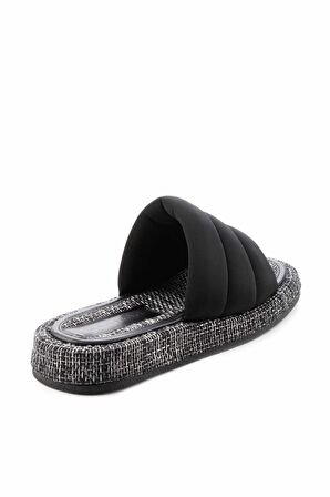 Bambi Siyah Anorak  Kadın Terlik K04868024685