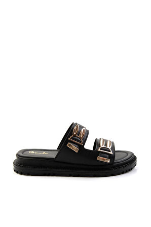 Siyah  Kadın Terlik K04875030409