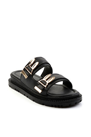 Siyah  Kadın Terlik K04875030409