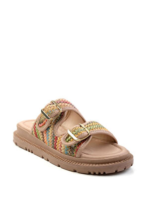 Çok Renkli  Kadın Terlik K04875030328