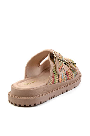 Çok Renkli  Kadın Terlik K04875030328