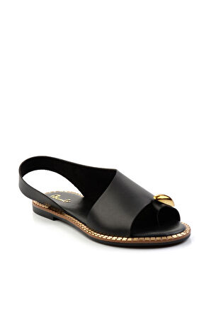 Siyah  Kadın Sandalet K05021010709