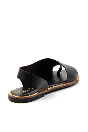 Siyah  Kadın Sandalet K05021010709