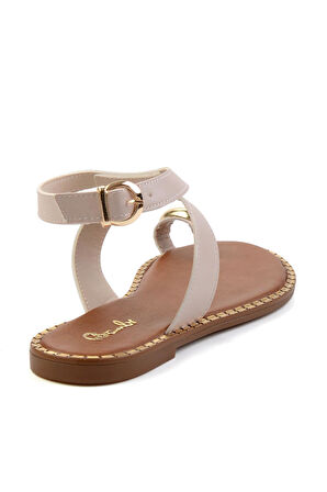 Bej  Kadın Sandalet K05021011309