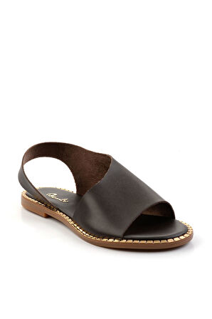 Kahve  Kadın Sandalet K05021010009