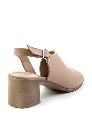 Bej Leather Kadın Sandalet K05040030203