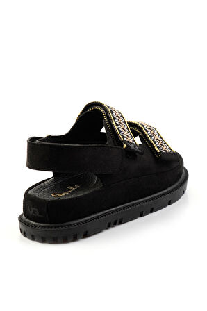 Siyah  Kadın Sandalet K05058130572