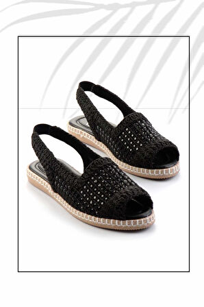 Siyah  Kadın Espadril K05117155016