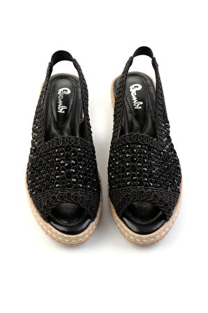 Siyah  Kadın Sandalet K05117011816