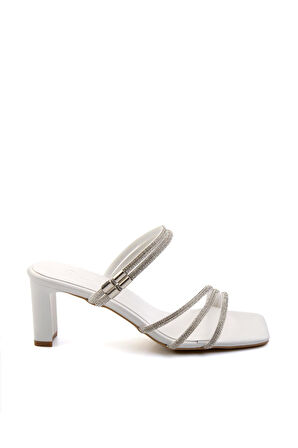 Beyaz  Kadın Abiye Ayakkabı K05124160009