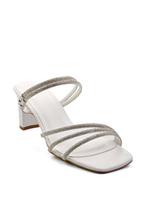 Beyaz  Kadın Abiye Ayakkabı K05124160009