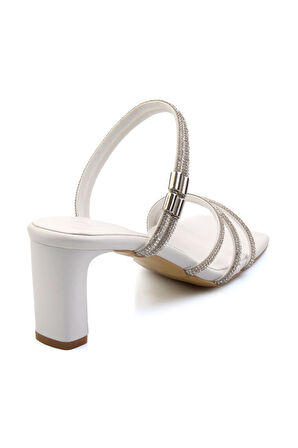 Beyaz  Kadın Abiye Ayakkabı K05124160009