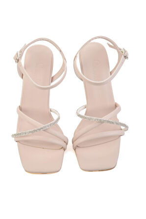 Bej  Kadın Abiye Ayakkabı K05124002809