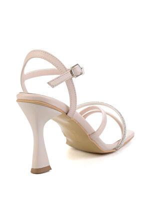 Bej  Kadın Abiye Ayakkabı K05124002809