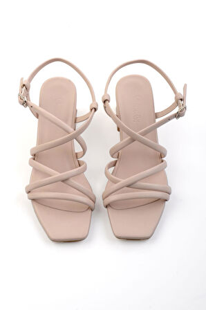 Bej  Kadın Sandalet K05124002709