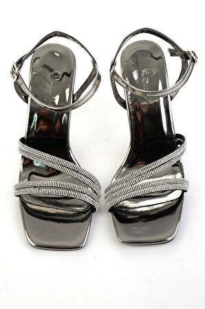 Platin  Kadın Abiye Ayakkabı K05124190039