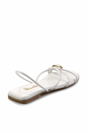 Beyaz  Kadın Sandalet K05137031507