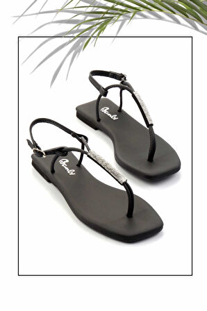 Siyah  Kadın Sandalet K05137031038